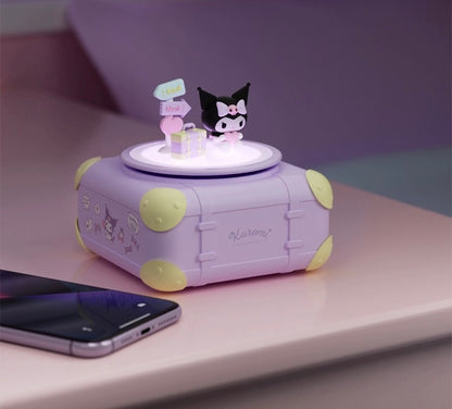 Sanrio Kuromi Traveling Bluetooth Music Box with Night Light