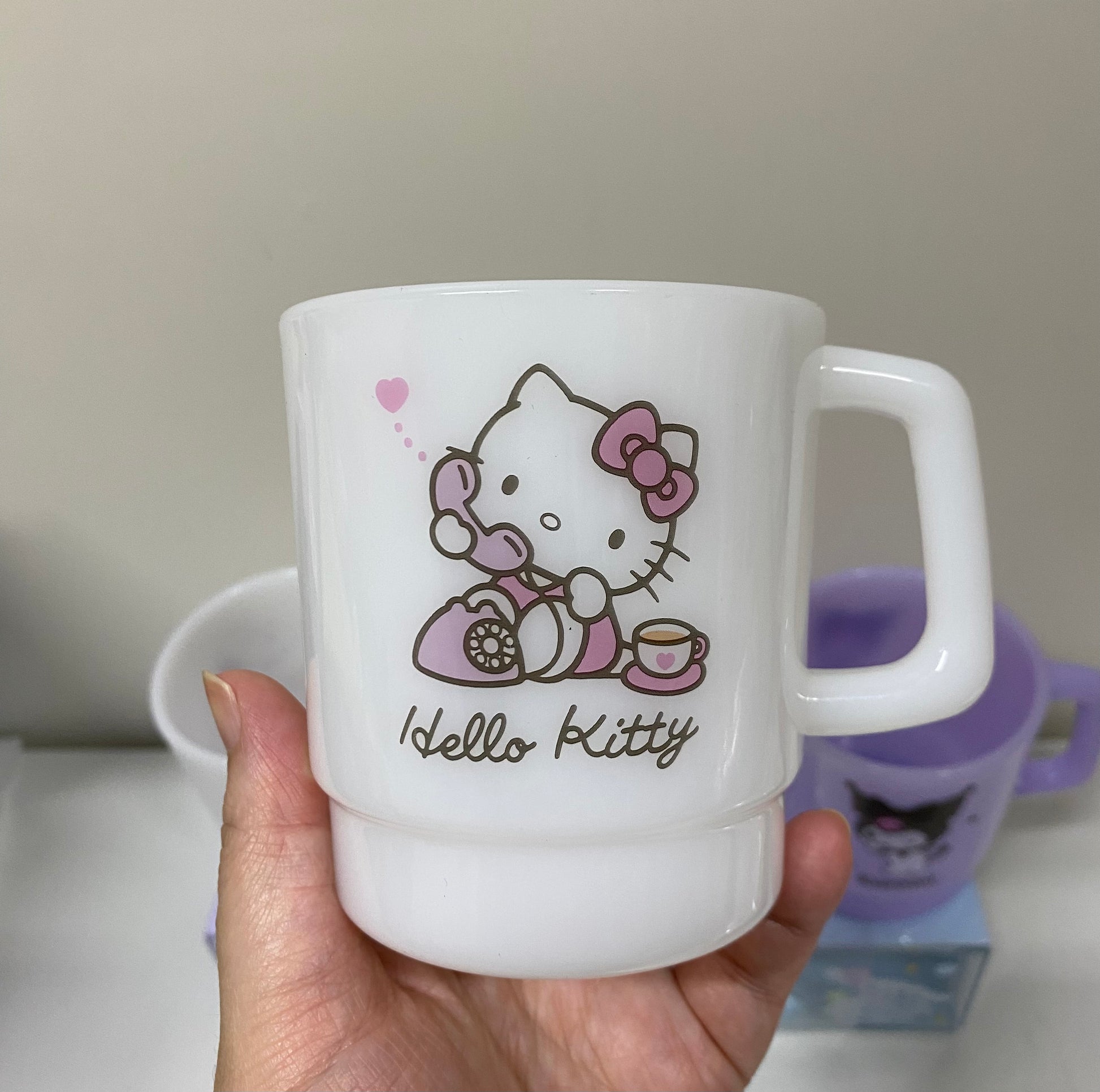 Plush v3 (Cup)  Hello Kitty Cafe