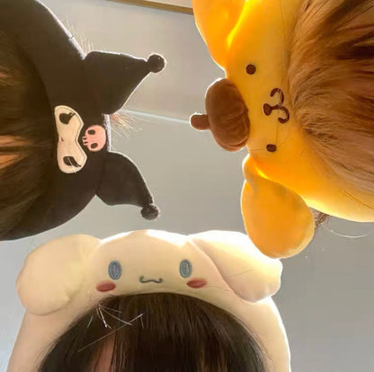 Sanrio Character Headband | My Melody Kuromi Cinnamoroll Pompompuirn - Headband and Hair Accessory Outfits