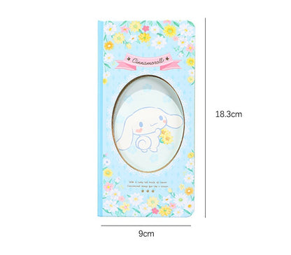 Sanrio Romantic Flower Notebook | My Melody Kuromi Cinnamoroll Pochacco - 80 Sheets