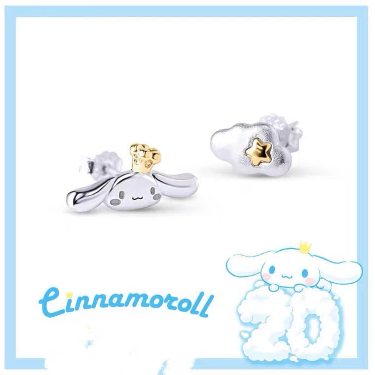 Sanrio Cinnamoroll 20th Annversary 925 Silver Earrings with Box