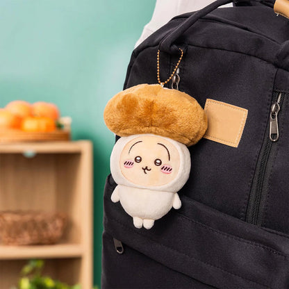 [Pre-Order] Japan ChiiKawa Autumn 2025 Series | ChiiKawa Hachiware Usagi in Mushroom Costume - Plush Doll Keychain Kawaii items Room Decoration doll KawaiiGiftLand