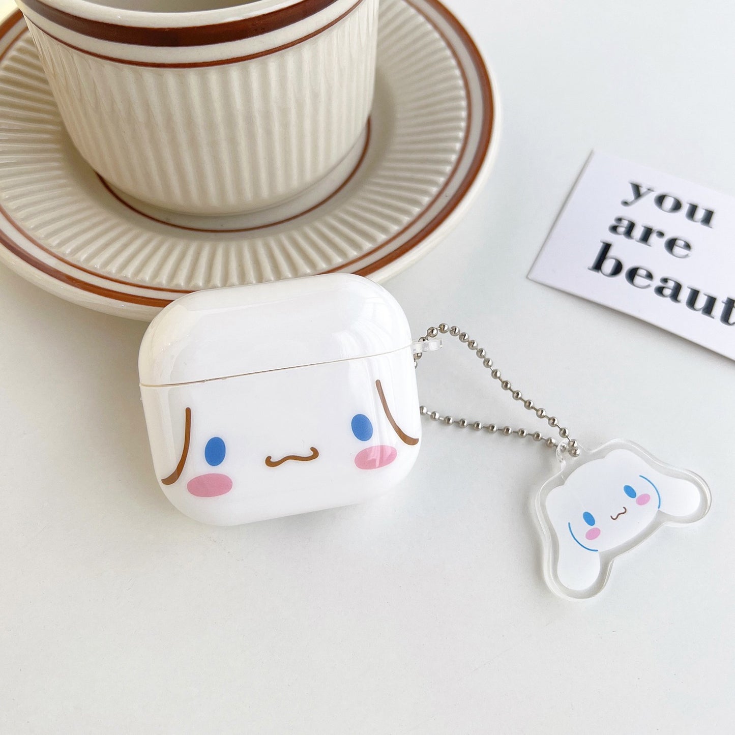 Japanese Cartoon KT CN Simple Big Head AirPods AirPodsPro AirPods3 Case