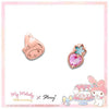 Sanrio My Melody with Strawberry 45th Annversary 925 Earrings Rosegold Silver with Box