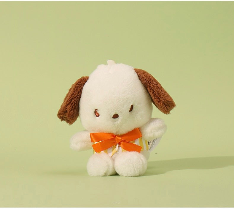 Sanrio Pochacco Camera Party Sailor Mini Plush Doll Keychain - Girlfriend Children Gift