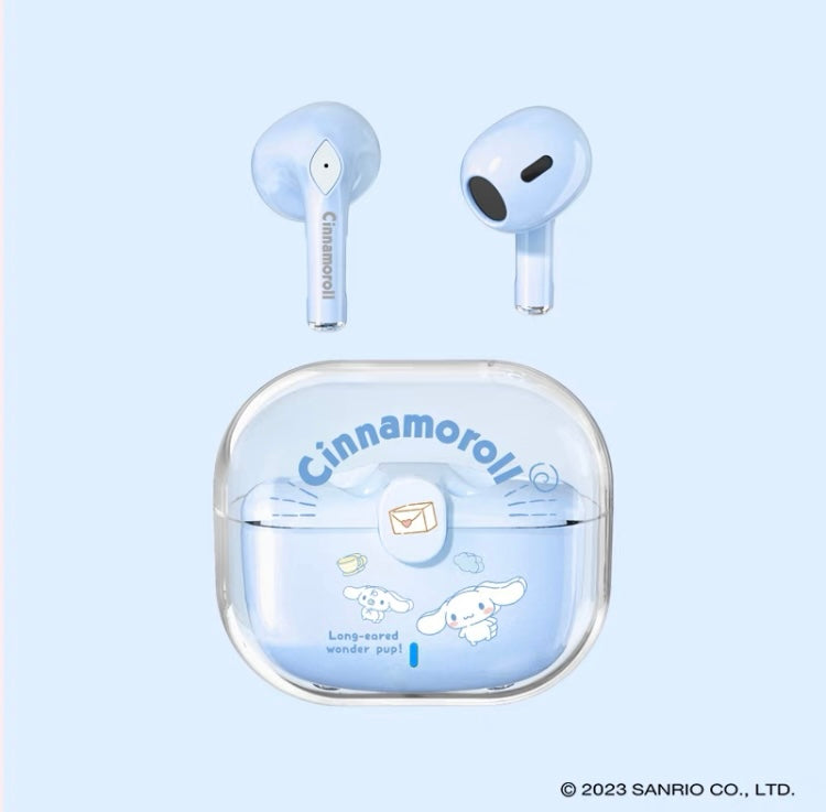Sanrio Bluetooth Earphones Cube Style | Hello Kitty My Melody Kuromi Cinnamoroll Pompompurin Pochacco
