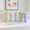 サンリオ タンブラー ストロー付き 保温 保冷 かわいい カップ ハローキティ マイメロディ リトルツインスターズ クロミ シナモロール ポムポムプリン ポチャッコ けろけろけろっぴ バッドばつ丸 - 洗浄ブラシ付き