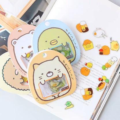 San-X Sumikko Gurashi Sticker Set | Shirokuma Neko Penguin? Tonkatsu - 10 Style 50 Pieces