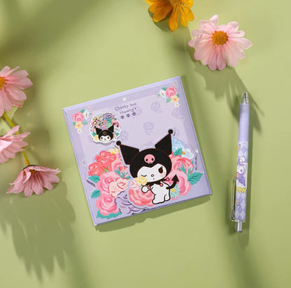 Sanrio Romantic Flower Greetings Card | My Melody Kuromi Cinnamoroll Pochacco