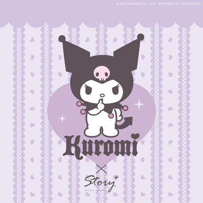 Sanrio Kuromi I.Love.Kuromi 925 Silver Necklace with Box