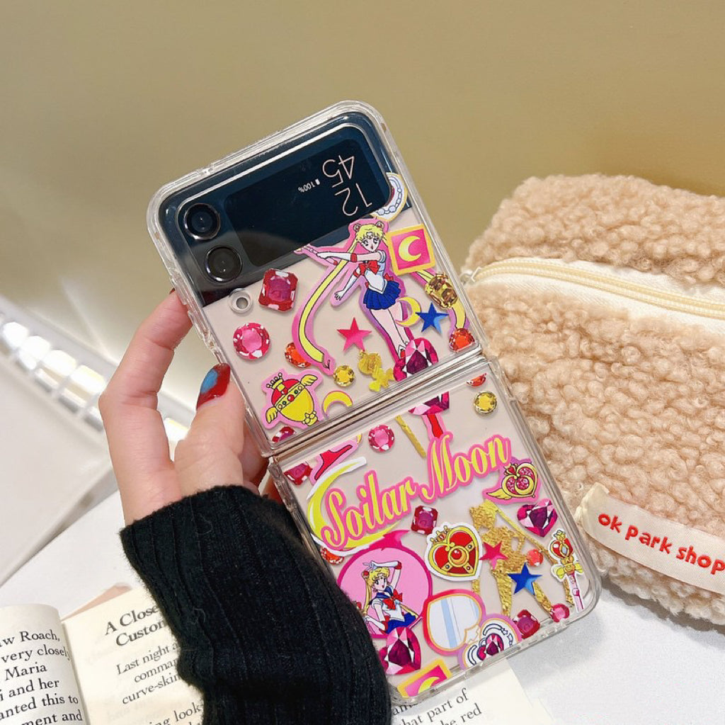 Cute Sailor Moon Samsung Phone Case for Samsung Galaxy Z Flip 3