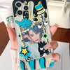 Japanese Cartoon Bad Badtz Maru XO with Dessert Photo Frame iPhone Case PLUS SE2 XS XR X 11 12 13 14 15 16 17 Pro Promax 12mini 13mini