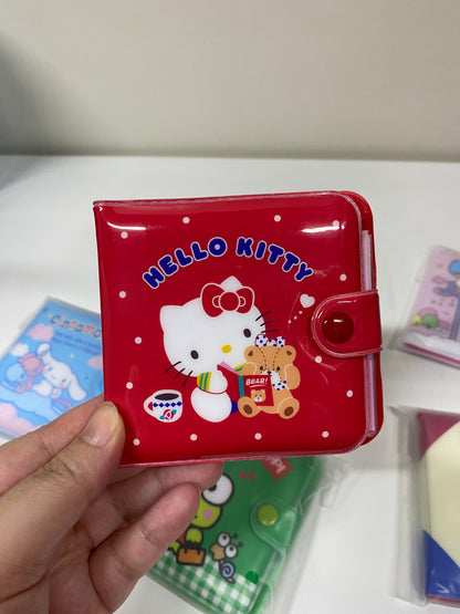 Sanrio Japan Vintage Small Plastic Wallet Hello Kitty My Melody Little Twin Star Cinnamoroll Pochacco Keroppi Rare Child Girl Gift Kawaii