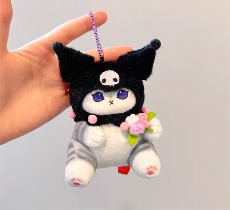 mofusand Sanrio Kuromi Plush Doll S Japan –