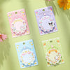 Sanrio Romantic Flower Memo Pad | My Melody Kuromi Cinnamoroll Pochacco - 30 Sheets