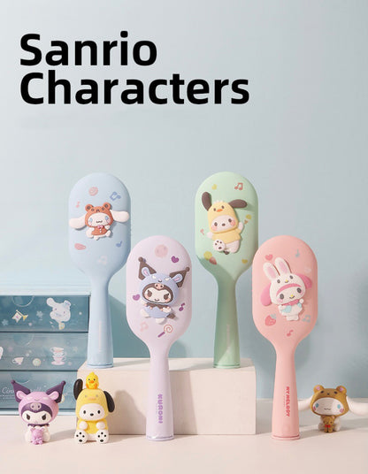 Sanrio Animal Wear | My Melody Kuromi Cinnamoroll Pochacco Paddle Brush Comb