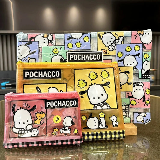 Sanrio Japan Pocachoo Comics Style Set of 3 PVC File Folder - A4 A5 A6