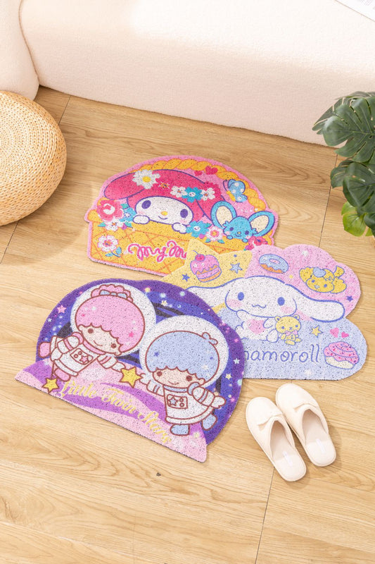 Sanrio 40 X 60cm Bathroom Floor Mat | Space Little Twin Stars Flower My Melody Sweets Cinnamoroll - Kawaii items Cute Things