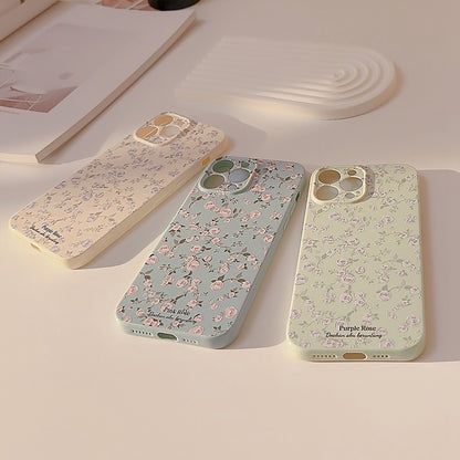 Vintage Little Rose Mori Style iPhone case Kawaii Lovely Cute iPhone 11 12 13 14 15 Pro Promax