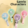 Sanrio Glitter QuickSand Paddle Brush Comb | My Melody Kuromi Cinnamoroll Pochacco - with Hair Tie Set