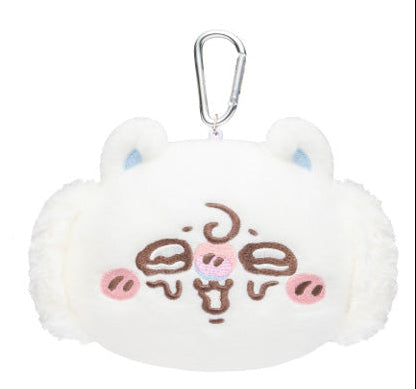 Japan ChiiKawa Baby Series | ChiiKawa Hachiware Usagi Momonga Kurimanju Rakko Shisa Crab Cute Baby Icon Plush Doll Card Holder Keychain - Kawaii items Room Decoration Doll