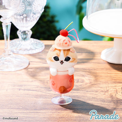 Mofusand × サンリオキャラクターズ | モフサンド 猫 コラボ キティ マイメロディ クロミ かわいい マスコット ぬいぐるみ キーホルダー - 可愛い雑貨 お部屋飾り 人形