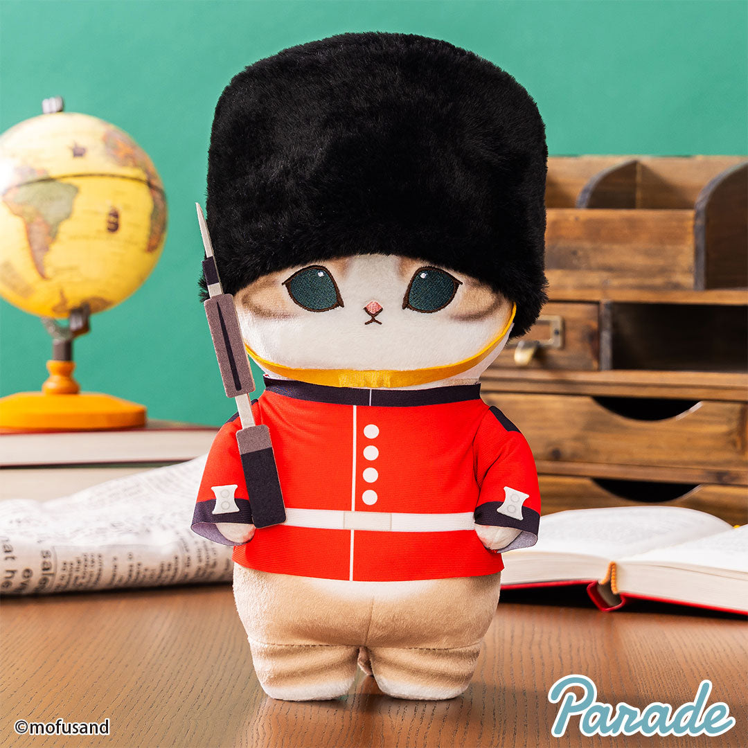Japan Mofusand | Mofusand Cat in British Style Full dress and Detective Clothes Cute Big Plush Doll - Kawaii items Room Decoration Doll