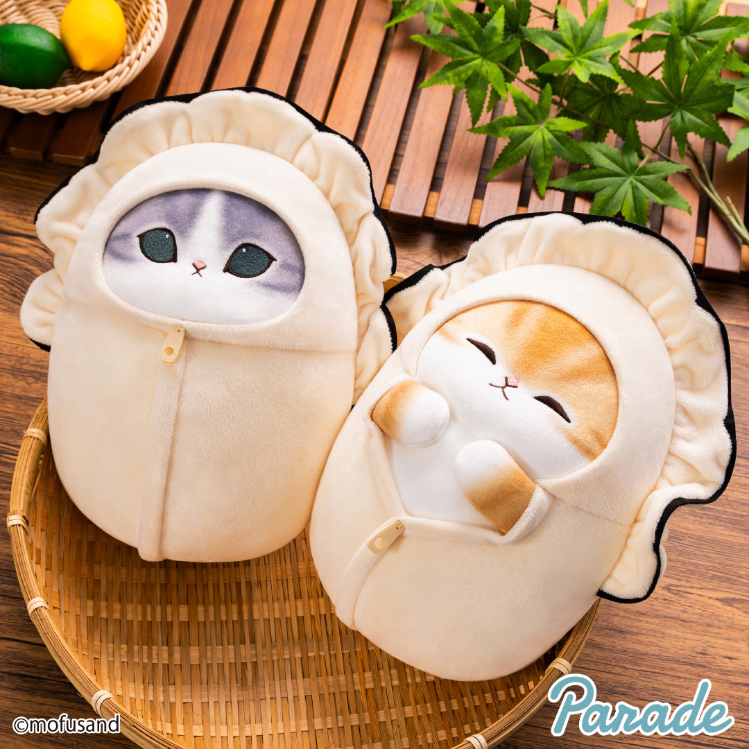 Japan Mofusand | Mofusand Cat in Oyster Costume Cute Big Plush Doll - Kawaii items Room Decoration Doll