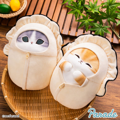 Japan Mofusand | Mofusand Cat in Oyster Costume Cute Big Plush Doll - Kawaii items Room Decoration Doll