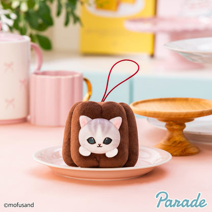 Japan Mofusand Dessert Series | Mofusand Cat in Yummy Dessert Plush Doll Keychain - Kawaii items Room Decoration Doll