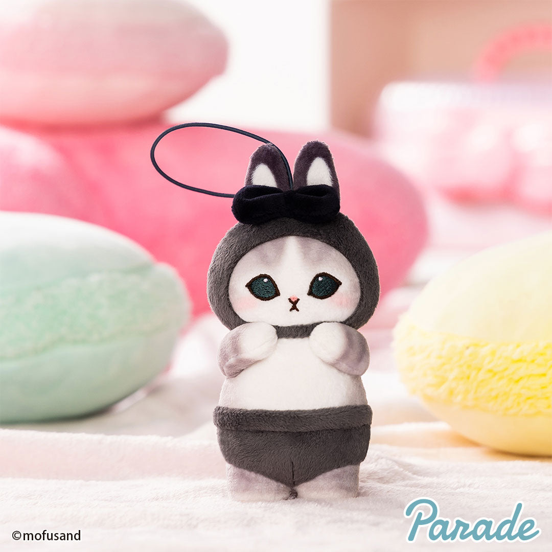 Japan Mofusand | Mofusand Cat in Rabbit Custome Cute Plush Doll Keychain - Kawaii items Room Decoration Doll