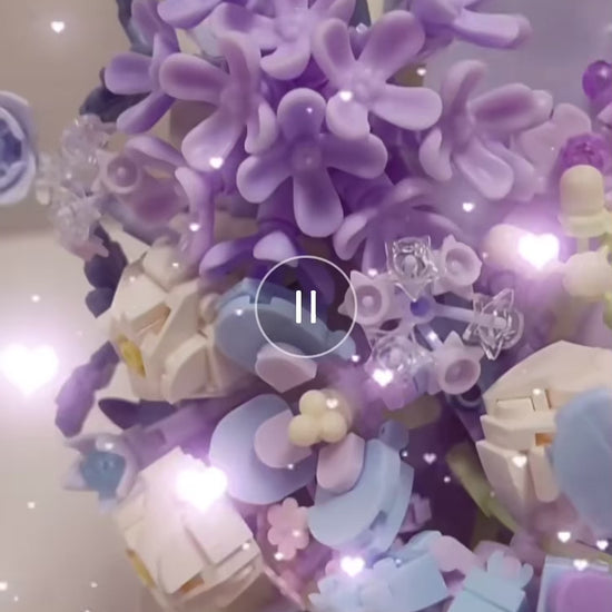 Craft Kits Romantic Flower Frame | Purple Blue White Green - DIY Handmade Mini World Miniature Gift 