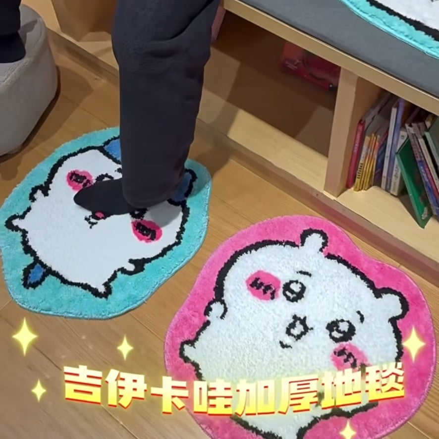 ちいかわ ソフトフロアマット | ちいかわ ハチワレ - カワイイ