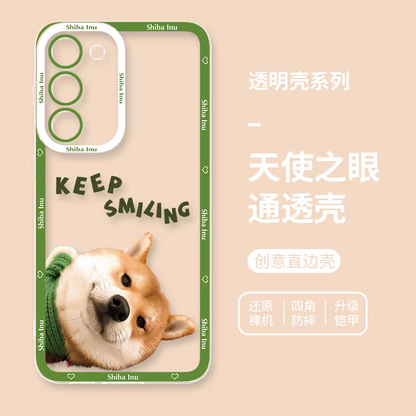 Japan Styles Dog Fun Photo Series | Shiba Inu Part2 8 Styles - Phone Case Samsung Galaxy S26 S25 S24 S23 S22 S21 FE Ultra Edge