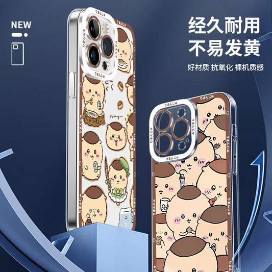 Japanese Cartoon Chiikawa | Full Little Kurimanju - iPhone Case 6 7 8 PLUS SE2 XS XR X 11 12 13 14 15 16 16e 17 Pro Promax 12mini 13mini
