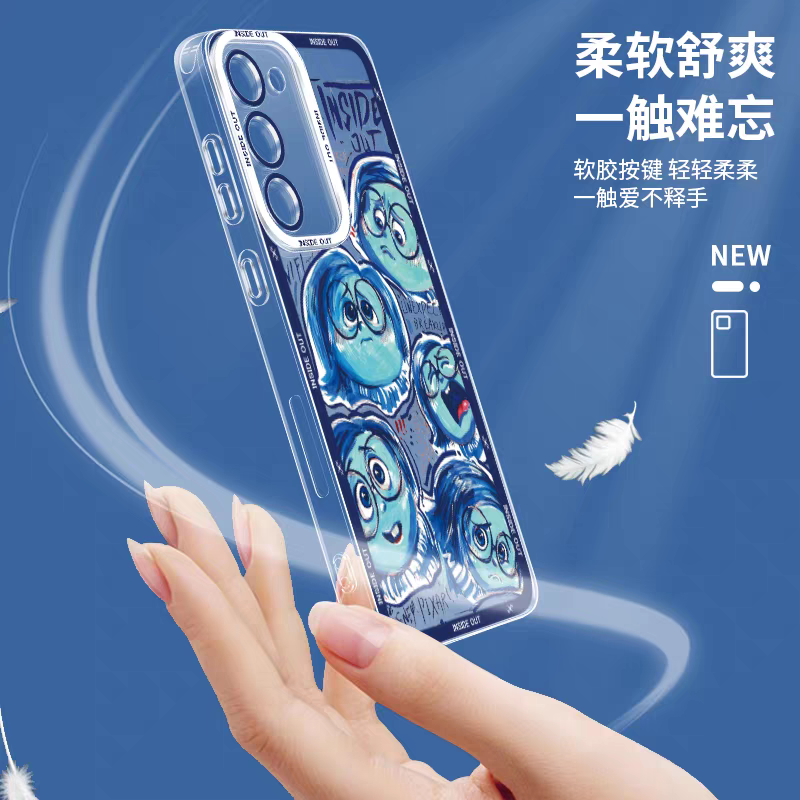 Cartoon Character Colour Kids | Purple Fear - Phone Case Samsung Galaxy S25 S24 S23 S22 S21 FE Ultra Edge