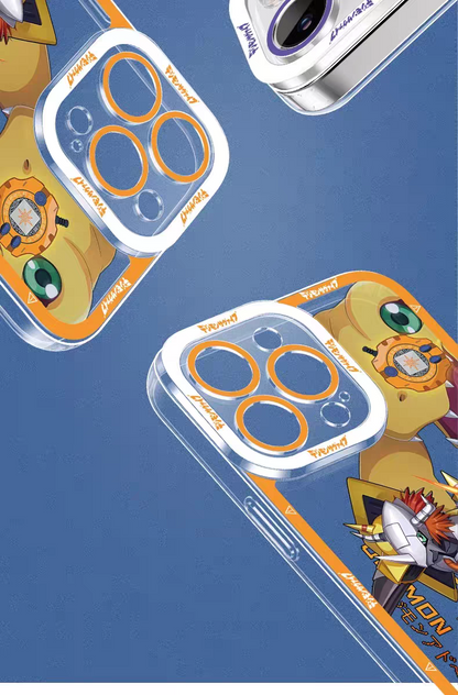 Japanese Cartoon Digimon Adventure Digital Monster Digivice Version | Metal Greymon - iPhone Case 6 7 8 PLUS SE2 XS XR X 11 12 13 14 15 16 16e 17 Pro Promax 12mini 13mini
