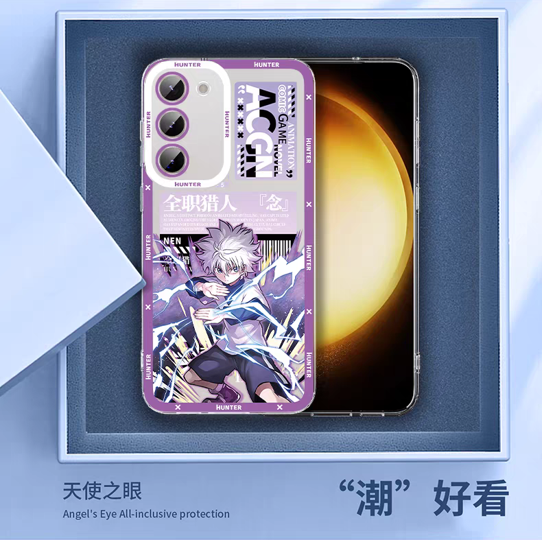 Japanese Anime Hunter X Hunter Anime Fighting Version | Gon Killua Kurapika Chrollo Leorio Matiy Hisoka Morow Meruem 8 Style - Phone Case Samsung Galaxy S26 S25 S24 S23 S22 S21 FE Ultra Edge
