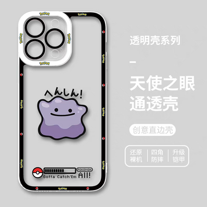Japan Cartoon Pokemon | Ditto 8 Part1 Styles - iPhone Case PLUS SE2 XS XR X 11 12 13 14 15 16 16e 17 17e Pro Promax 12mini 13mini