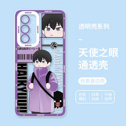 Japanese Anime Haikyu!! Kid Style | Kageyama Tobio - Phone Case Samsung Galaxy S25 S24 S23 S22 S21 FE Ultra Edge