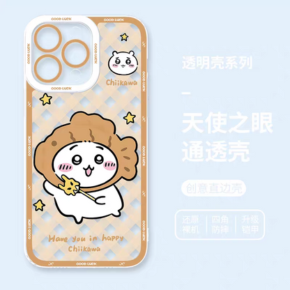Japanese Cartoon Chiikawa | ChiiKawa X Taiyaki - iPhone Case 6 7 8 PLUS SE2 XS XR X 11 12 13 14 15 16 16e 17 Pro Promax 12mini 13mini
