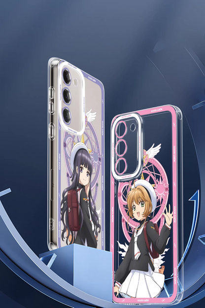 Japanese Cartoon CardCaptorSakura Anime Style | Tomoyo Sakura Spinel Sun Momo Cerberus 8 Styles - Phone Case Samsung Galaxy S26 S25 S24 S23 S22 S21 FE Ultra Edge