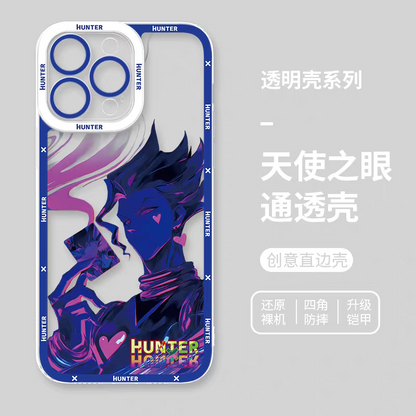 Japanese Anime Hunter X Hunter Anime & Comic Fighting Version | Killua Gon Kurapika Hisoka Morow - iPhone Case PLUS SE2 XS XR X 11 12 13 14 15 16 16e 17 17e Pro Promax 12mini 13mini