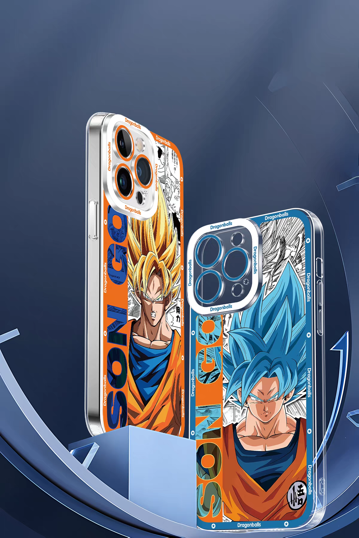 Japanese Anime Dragon Ball Comic Version | Son Goku Vegito Trunks Frieza Android 18 Majin Buu 8 Styles - iPhone Case PLUS SE2 XS XR X 11 12 13 14 15 16 16e 17 17e Pro Promax 12mini 13mini