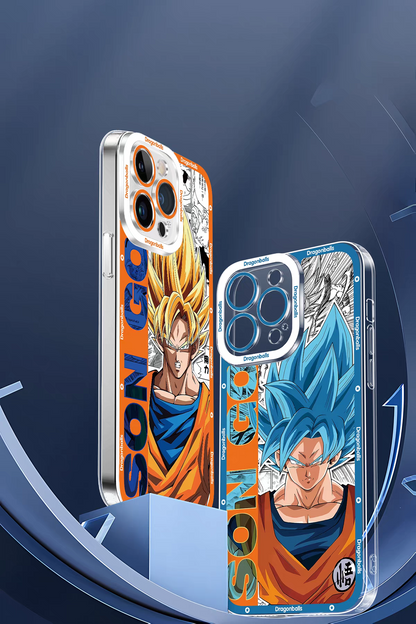Japanese Anime Dragon Ball Comic Version | Son Goku Vegito Trunks Frieza Android 18 Majin Buu 8 Styles - iPhone Case PLUS SE2 XS XR X 11 12 13 14 15 16 16e 17 17e Pro Promax 12mini 13mini