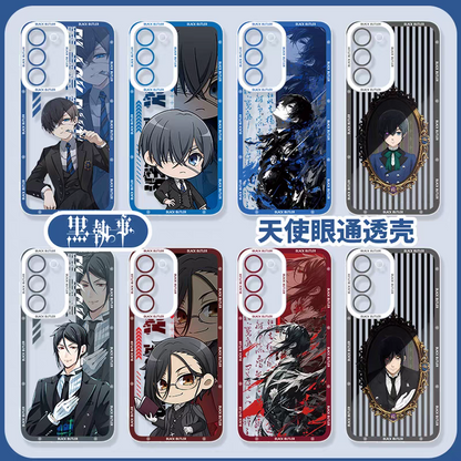 Japanese Anime Black Butler Kuro Shitsuji | Ciel Phantomhive & Sebastian  8 Styles - Phone Case Samsung Galaxy S26 S25 S24 S23 S22 S21 FE Ultra Edge