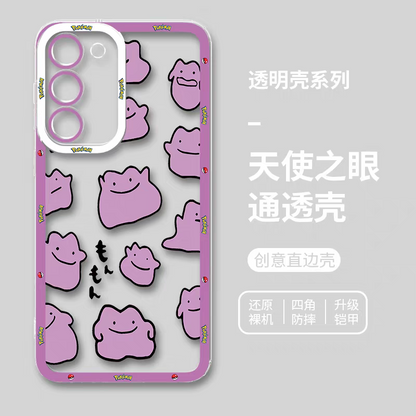 Japan Cartoon Pokemon | Ditto 8 Part1 Styles - Phone Case Samsung Galaxy S26 S25 S24 S23 S22 S21 FE Ultra Edge