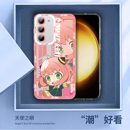 Japan Cartoon SPY Family | Cute Style Loid Forger - Phone Case Samsung Galaxy S25 S24 S23 S22 S21 FE Ultra Edge21 FE Ultra Edge24 S23 S22 S21 FE Ultra Edge