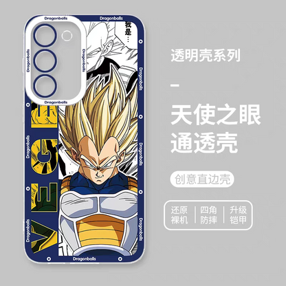 Japanese Anime Dragon Ball Comic Version | Son Goku Vegito Trunks Frieza Android 18 Majin Buu 8 Styles - Phone Case Samsung Galaxy S26 S25 S24 S23 S22 S21 FE Ultra Edge