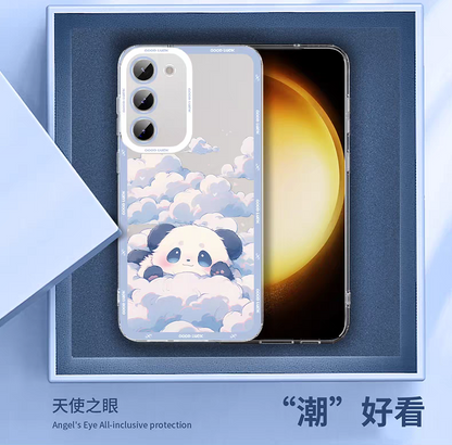 Japan Style Water Paint Cute Animal Style | Panda 5 Styles - Phone Case Samsung Galaxy S26 S25 S24 S23 S22 S21 FE Ultra Edge